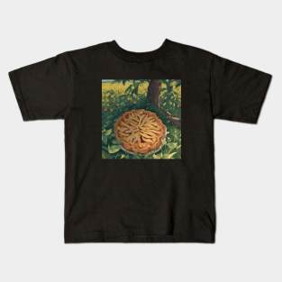 Apple Pie Vintage Slice Kawaii Sweet Retro Picture Kids T-Shirt